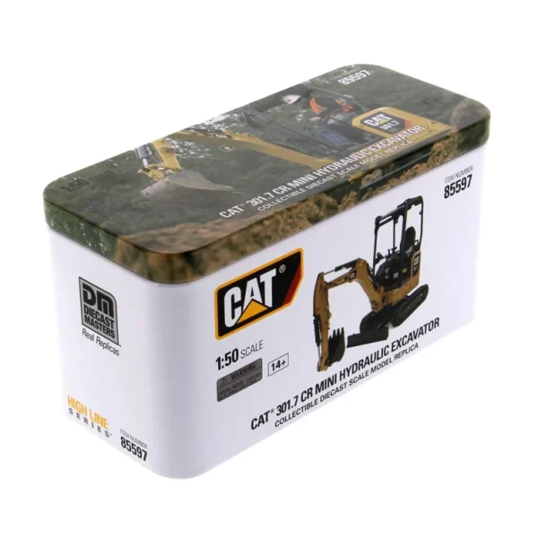 Manufacturer_Diecast Masters Excavators<1/50 High Detail CAT 301.7 CR Mini Hydraulic Excavator
