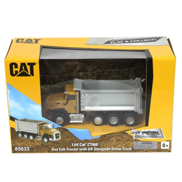 Manufacturer_Diecast Masters Dump Trucks<1/64 High Detail Caterpillar CT660 Stampede Dump Truck