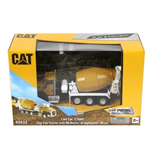 Manufacturer_Diecast Masters Tow & Straight Trucks<1/64 High Detail Caterpillar CT660 McNeilus Bridgemaster Concrete Mixer