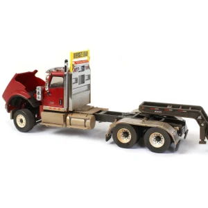 Manufacturer_Diecast Masters Lowboys & Flatbeds<1/50 High Detail International HX520 Tandem Tractor w/ XL 120 HDG Trailer & Dusty CAT 320 DL Excavator