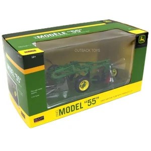 Manufacturer_SpecCast Implements<1/16 High Detail John Deere #55 3 Bottom Plow with Rubber Tires