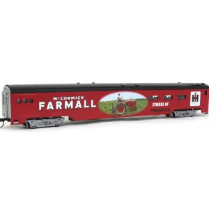 Outback Toys Trains<1/87 HO Scale Limited Edition IH Farmall Combine Train Car #31, Symbol of Progress