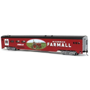 Outback Toys Trains<1/87 HO Scale Limited Edition IH Farmall Combine Train Car #31, Symbol of Progress