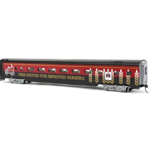 Outback Toys Trains<1/87 HO Scale Limited Edition IH Farmall Coach Train Car #33, "Time-Proved for Improved Farming"