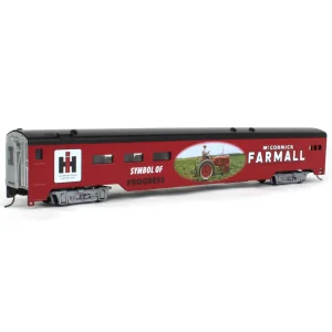 Outback Toys Trains<1/87 HO Scale Limited Edition IH Farmall Combine Train Car #31, Symbol of Progress