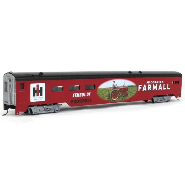 Outback Toys Trains<1/87 HO Scale Limited Edition IH Farmall Combine Train Car #31, Symbol of Progress