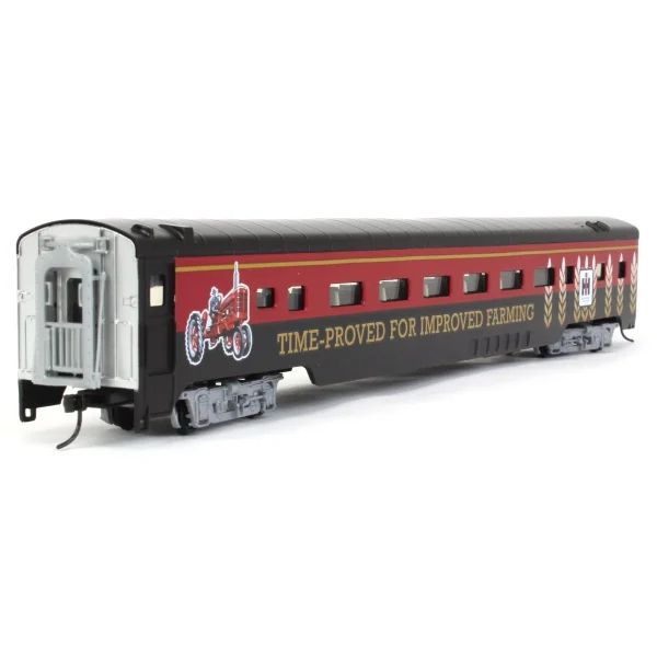 Outback Toys Trains<1/87 HO Scale Limited Edition IH Farmall Coach Train Car #33, "Time-Proved for Improved Farming"