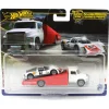 Manufacturer_Mattel Lowboys & Flatbeds<Hot Wheels Premium Team Transport Porsche Carry On with 1966 Porsche 906 Carrera 6