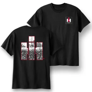 Outback Toys Case Ih & Ji Case<IH Farm Black T-Shirt
