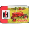 Outback Toys Outdoor<IH Farmall Cub Tractor in Field Scene Welcome Mat, 30in x 17.75in