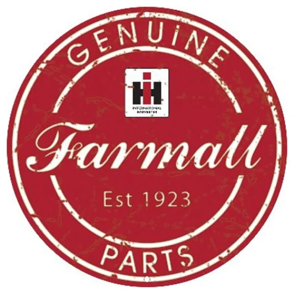 Outback Toys Branded Signs<IH Farmall Genuine Parts 12in Round Sign