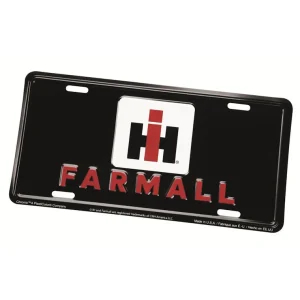 Outback Toys Tools & Auto<IH Farmall 6in x 12in Metal License Plate
