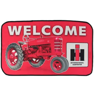 Outback Toys Outdoor<IH Farmall M Tractor Welcome Mat, 30in x 17.75in