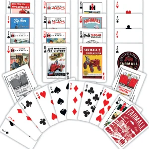 Outback Toys Games & Puzzles<IH Farmall Playing Cards with Vintage Ad Designs