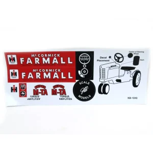Manufacturer_Scale Models Ih Farmall & Case Ih<IH Farmall Super MTA Pedal Tractor Decal Set