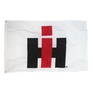 Outback Toys Outdoor<IH Logo 3' x 5' White Nylon Flag