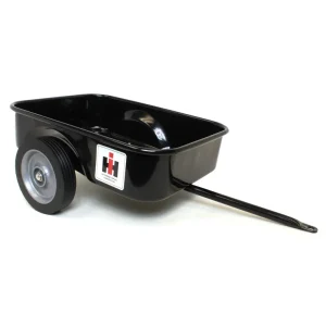 Manufacturer_ERTL Ih Farmall & Case Ih | Wagons & Other Trailers<IH Logo Black Steel Pedal Trailer by ERTL