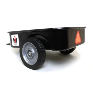 Manufacturer_ERTL Ih Farmall & Case Ih | Wagons & Other Trailers<IH Logo Black Steel Pedal Trailer by ERTL