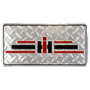 Outback Toys Tools & Auto<IH Logo Diamond Plate 12in x 6in License Plate