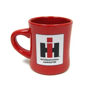 Outback Toys Kitchen<IH Logo Red Stoneware 8oz Diner Mug