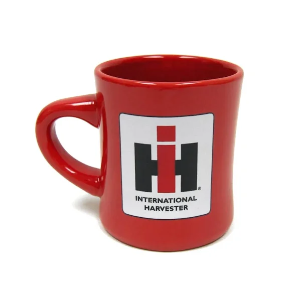 Outback Toys Kitchen<IH Logo Red Stoneware 8oz Diner Mug