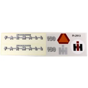 Outback Toys Ih Farmall & Case Ih<IH McCormick Farmall 130 Pedal Tractor Decal Set
