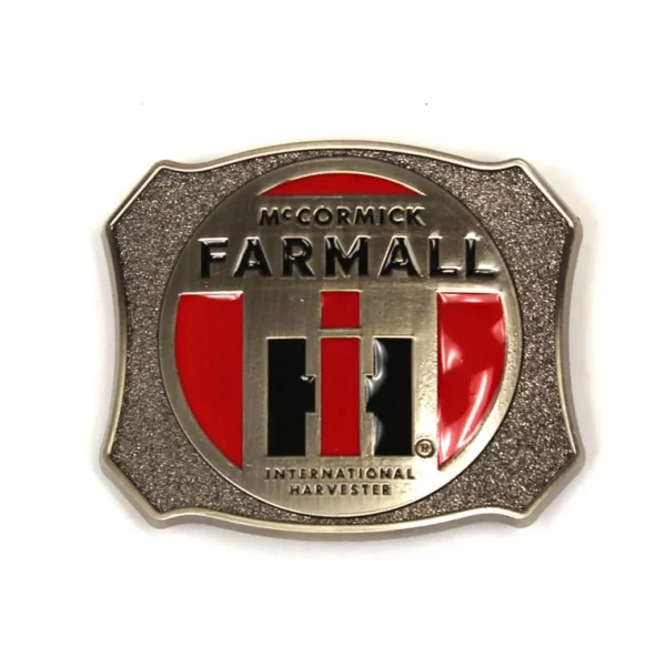 Manufacturer_SpecCast Ih Farmall<IH McCormick Farmall Brushed Pewter Belt Buckle