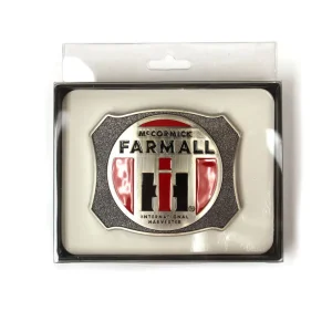 Manufacturer_SpecCast Ih Farmall<IH McCormick Farmall Brushed Pewter Belt Buckle