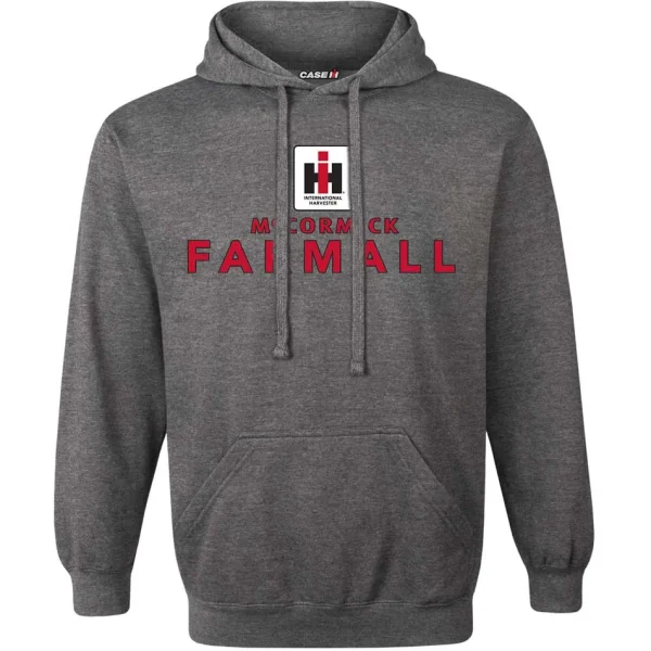 Outback Toys Ih Farmall<IH McCormick Farmall Heather Charcoal Hooded Sweatshirt