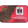 Outback Toys Outdoor<IH McCormick Farmall "Farming is a Dirty Job" Door Mat, 30in x 17.75in