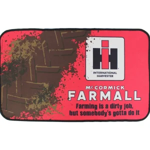 Outback Toys Outdoor<IH McCormick Farmall "Farming is a Dirty Job" Door Mat, 30in x 17.75in