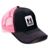Outback Toys Ih Farmall<IH Stitched Logo Black with Pink Mesh Back Hat