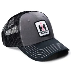 Outback Toys Ih Farmall<IH Stitched Logo Gray with Black Mesh Back Hat