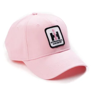 Outback Toys Ih Farmall<IH Stitched Logo Solid Pink Adult Hat