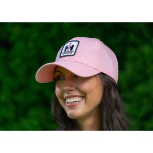 Outback Toys Ih Farmall<IH Stitched Logo Solid Pink Adult Hat