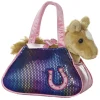 Manufacturer_Aurora Stuffed Animals & Puppets<7in Betsey Horse Bling Pet Carrier Fancy Pals Plush Animal by Aurora