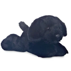 Manufacturer_Aurora Stuffed Animals & Puppets<8in Blackie Black Labrador Mini Flopsie Plush Animal By Aurora