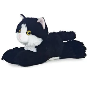 Manufacturer_Aurora Stuffed Animals & Puppets<8in Maynard Tuxedo Cat Mini Flopsie Plush Animal By Aurora