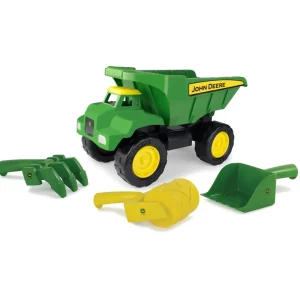Manufacturer_ERTL Dump Trucks<15 Inch Large John Deere BIG SCOOP Dump Truck with 3 Piece Sand Tool Set