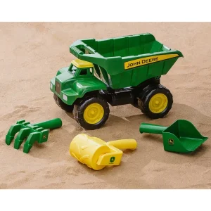 Manufacturer_ERTL Dump Trucks<15 Inch Large John Deere BIG SCOOP Dump Truck with 3 Piece Sand Tool Set