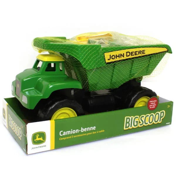 Manufacturer_ERTL Dump Trucks<15 Inch Large John Deere BIG SCOOP Dump Truck with 3 Piece Sand Tool Set