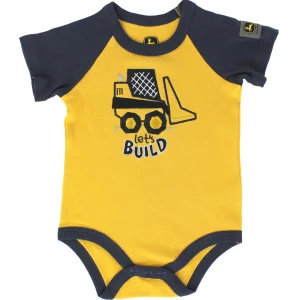 Outback Toys John Deere<Infant John Deere Construction Let's Build Skidloader Shortsleeve Onesy