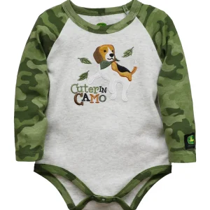Outback Toys John Deere<Infant John Deere Cuter in Camo Long Sleeve Bodyshirt