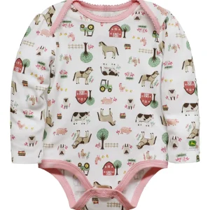 Outback Toys John Deere<Infant John Deere Farm Animals Long Sleeve Bodyshirt