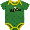 Outback Toys John Deere<Infant John Deere Green & Yellow Vroom! Short Sleeve Onesy