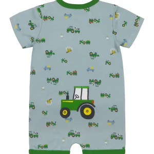 Outback Toys John Deere<Infant John Deere Green Tractor Romper Short Sleeve Onesy