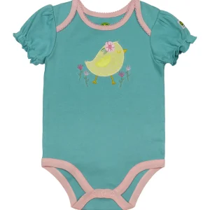 Outback Toys John Deere<Infant John Deere Light Blue Baby Chick Short Sleeve Onesy