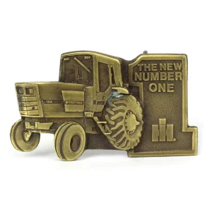 Manufacturer_SpecCast Ih Farmall<International 5288 Brass Belt Buckle with "The New Number One"