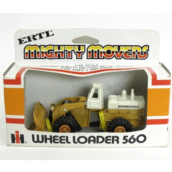 Manufacturer_ERTL Loaders<1/64 International 560 Wheel Loader, ERTL Mighty Movers
