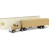 Manufacturer_ERTL Box Trucks & Trailers<1/64 International Cab with Plain Tan Trailer
